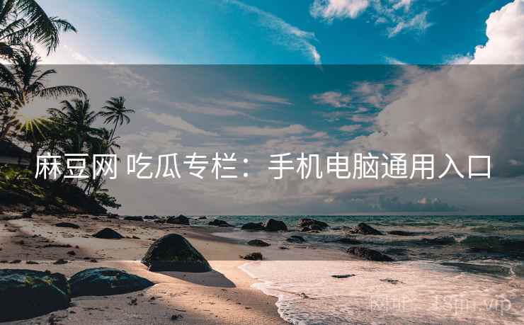 麻豆网 吃瓜专栏：手机电脑通用入口
