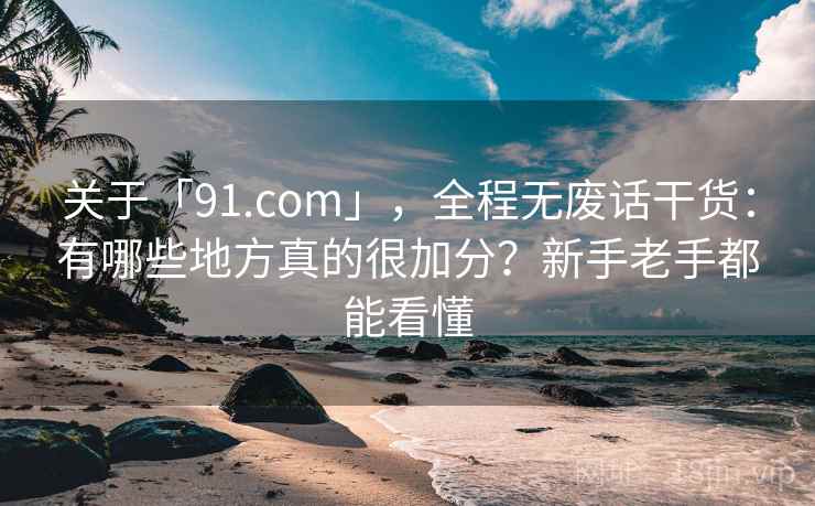 关于「91.com」，全程无废话干货：有哪些地方真的很加分？新手老手都能看懂