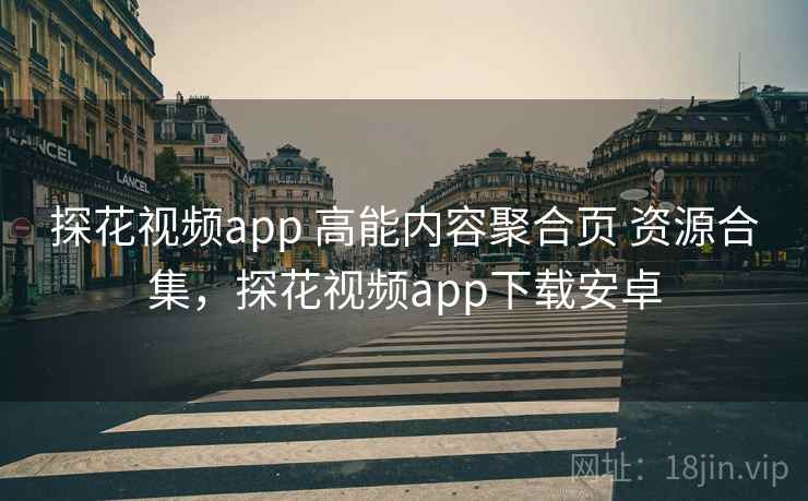 探花视频app 高能内容聚合页 资源合集，探花视频app下载安卓